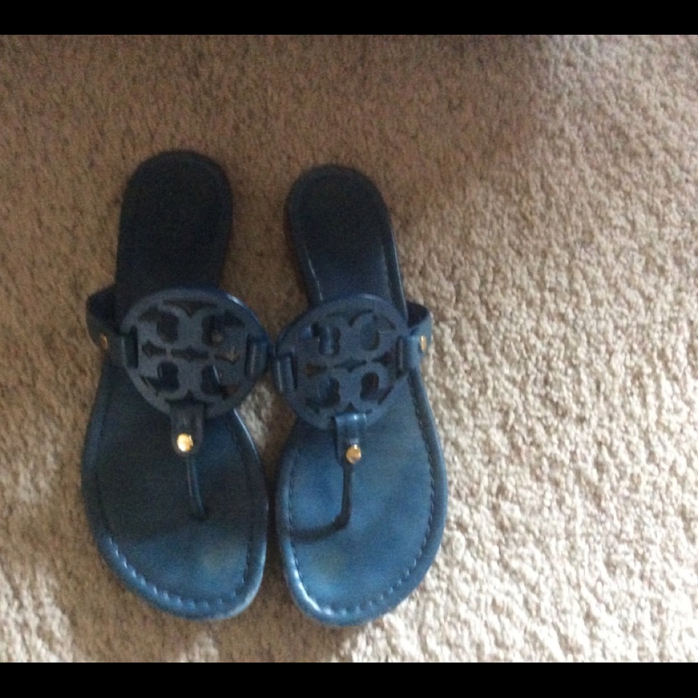 Tory Burch Blue Miller Sandals
